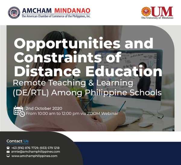 Opportunities and Constraints of Distance Education: Remote Teaching and Learning (DE/RTL) Among Philippine Schools
