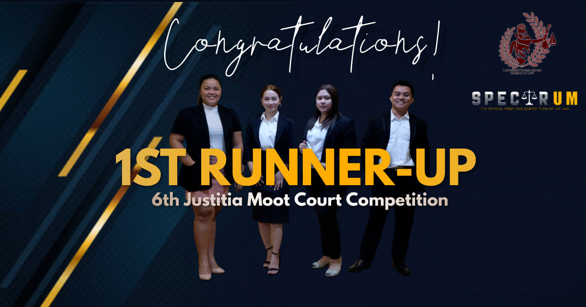 UM's SPECTRUM emerge as first runner up in TCRL's Justitia Moot Court Competition