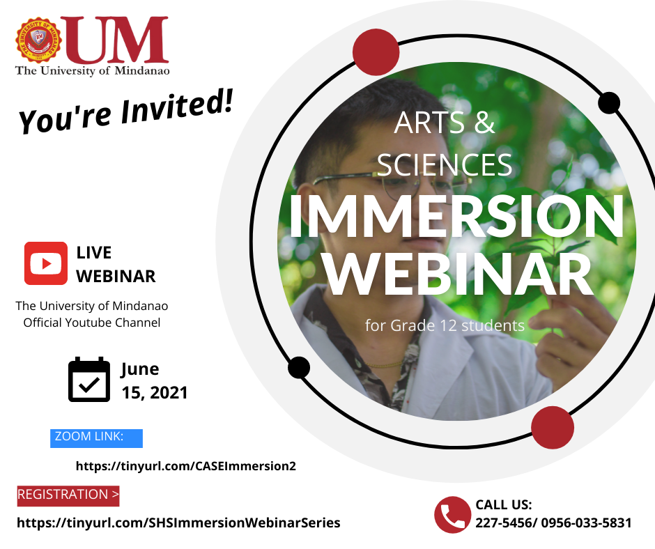 Hey Grade 12: Interested in Arts and Sciences? This Immersion Webinar is for you!