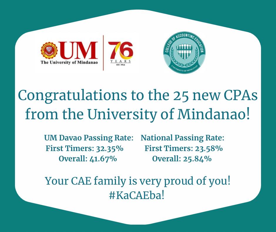 25 new UM CPA's in the October 2022 CPALE