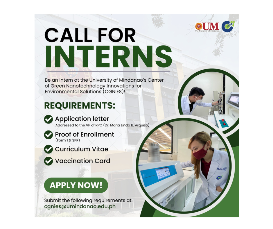 CALL FOR INTERNS: The CGNIES is looking for you!