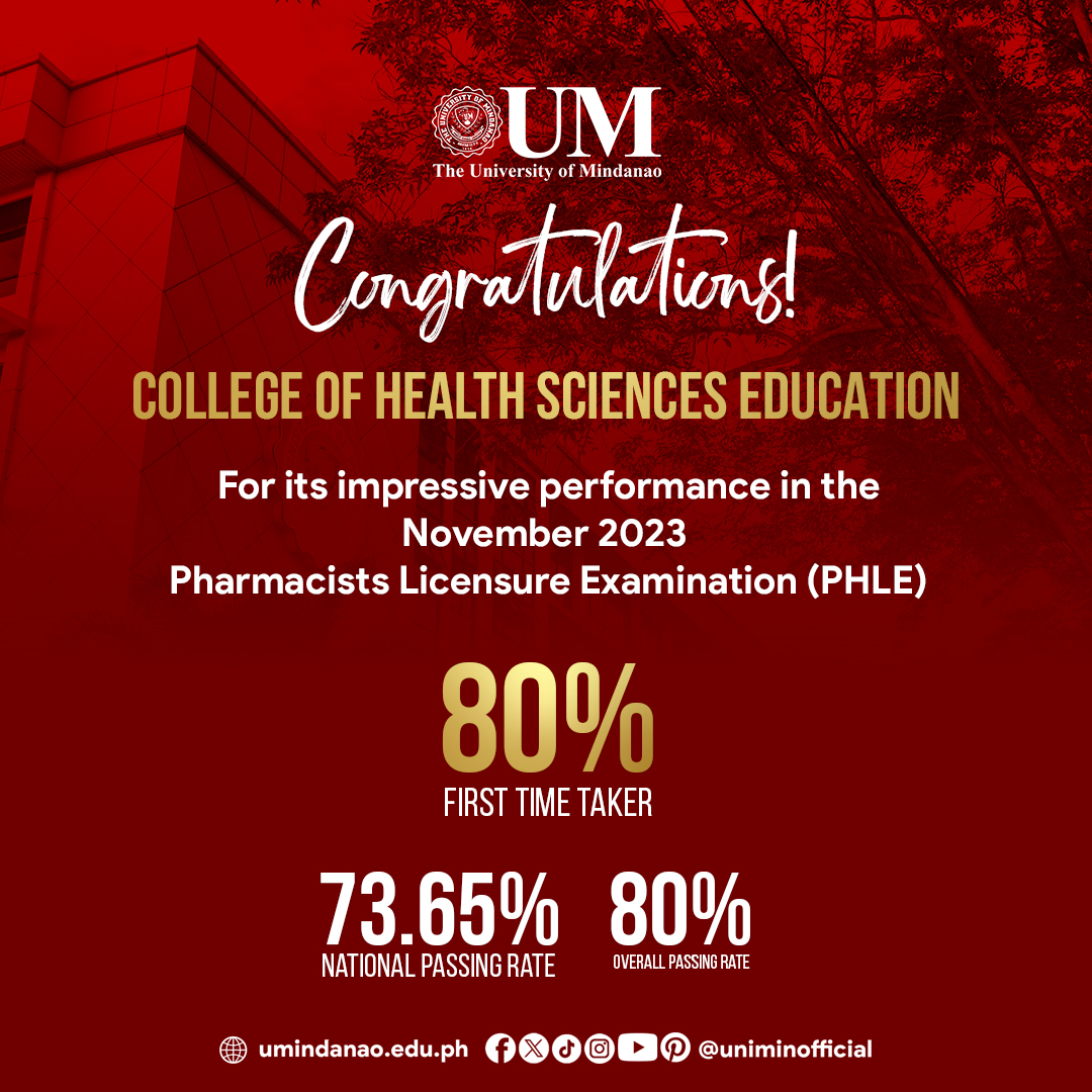 UM's Pioneering batch of BS Pharma students post 80% passing rate for first time takers