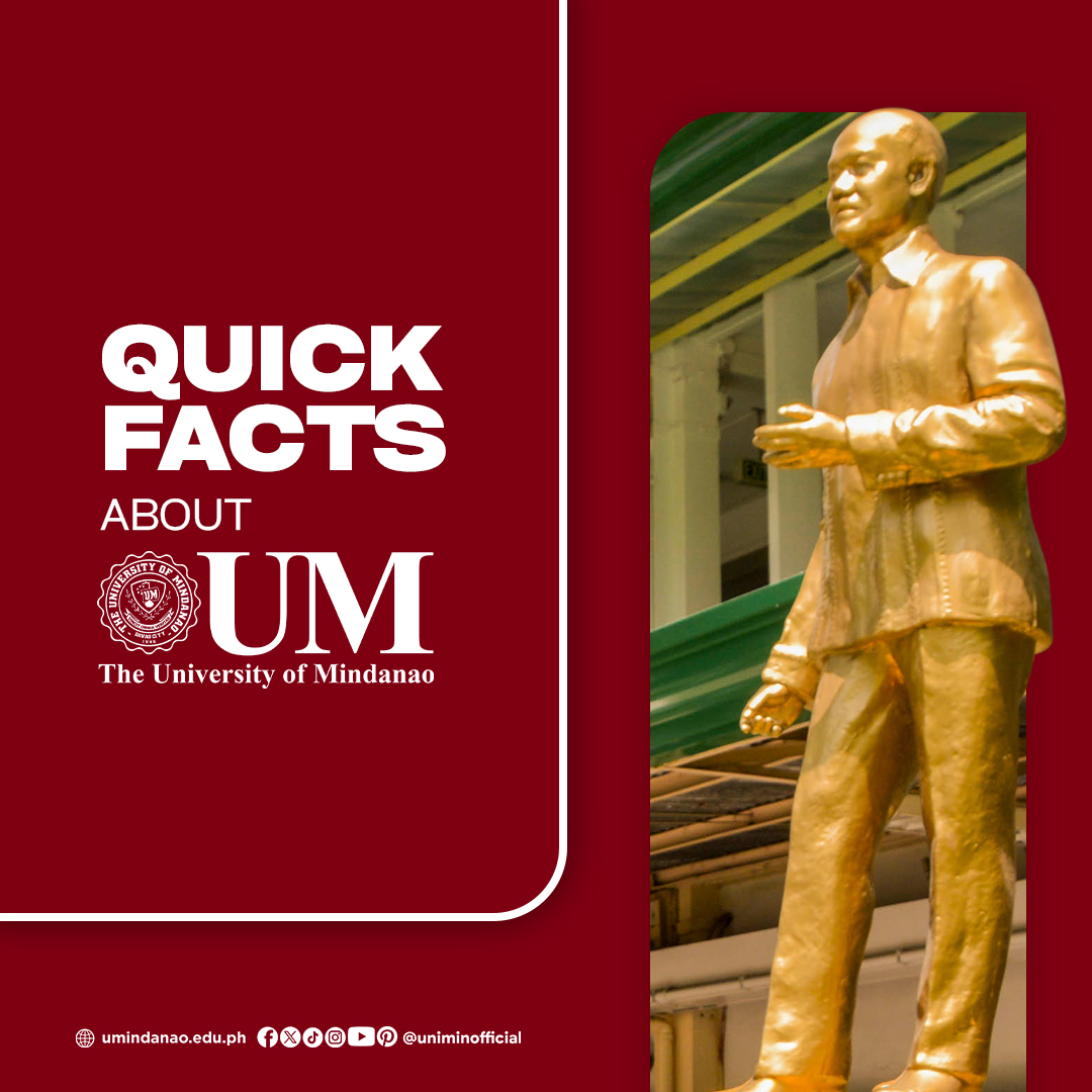 Quick facts about UM: Mindanao's top university for quality, affordable, open education