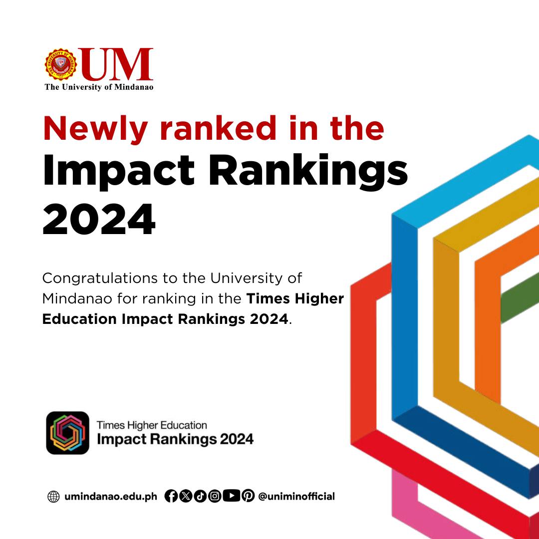 UM is among the top ranked schools globally in THE Impact Rankings 2024