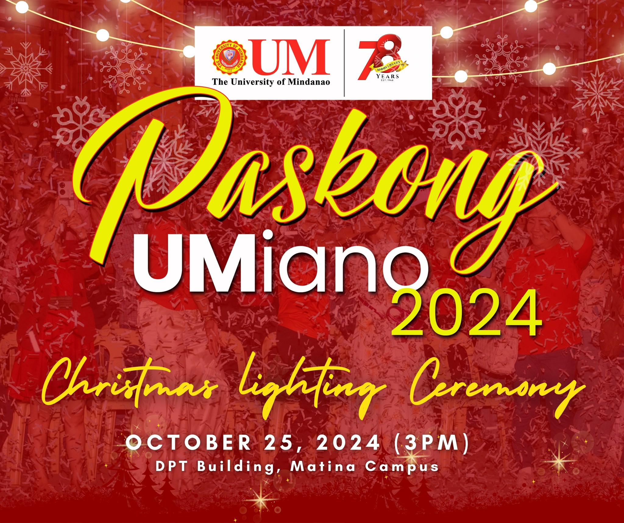 Paskong UMiano 2024 opens with a bang!