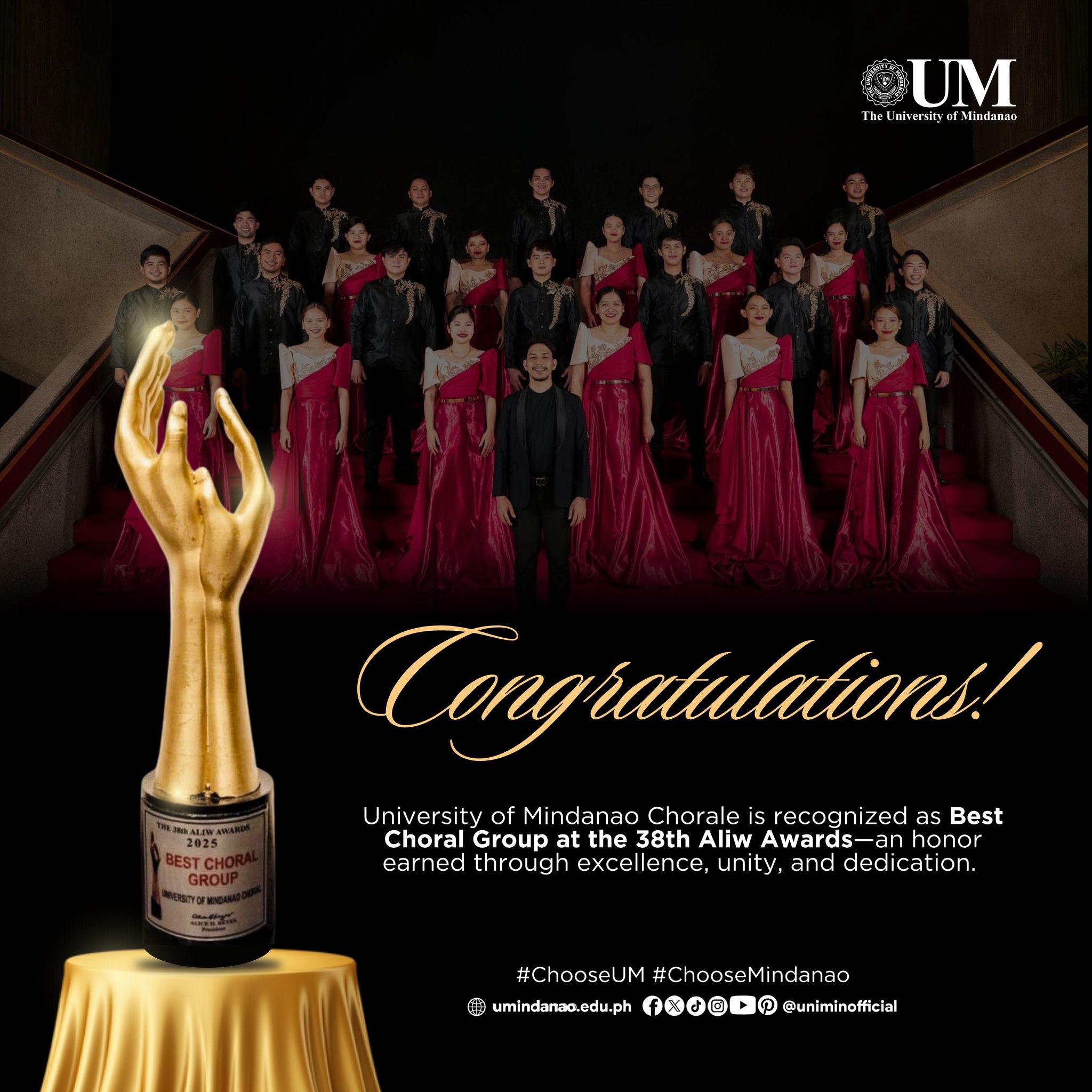 UM Chorale Recognized at the 38th Aliw Awards