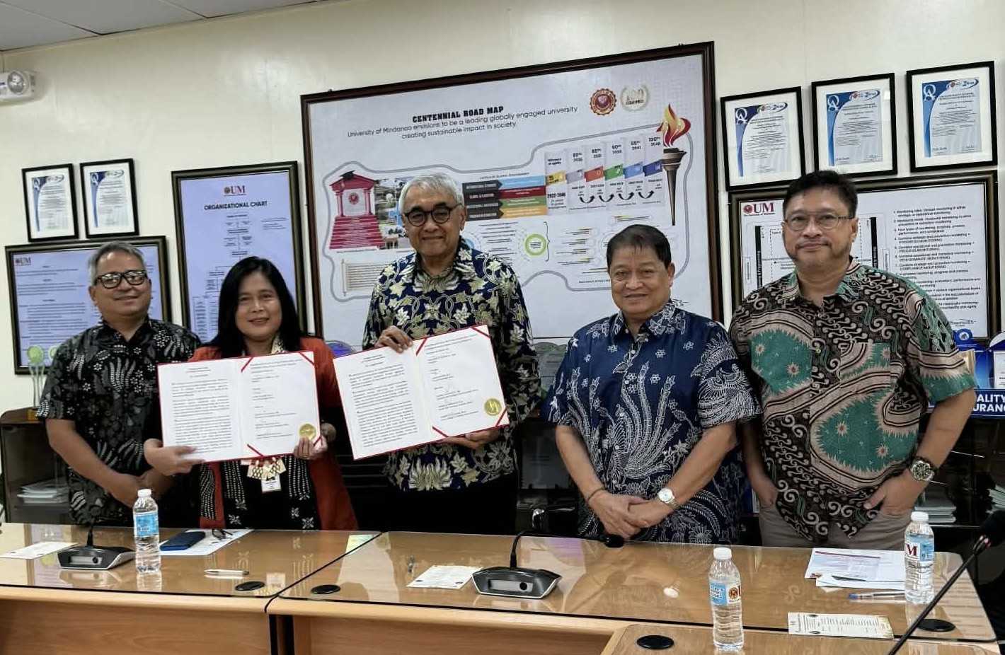 Jubilation at Conferment Ceremony for UM's inbound faculty from Universitas Bhayangkara Jakarta Raya