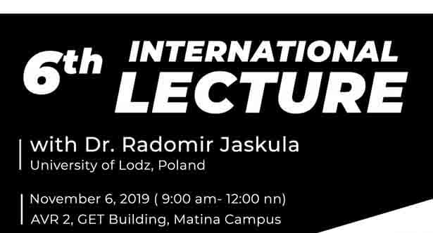 Insects and how they shape our everyday lives: 6th International Lecture with Dr. Radomir Jaskula