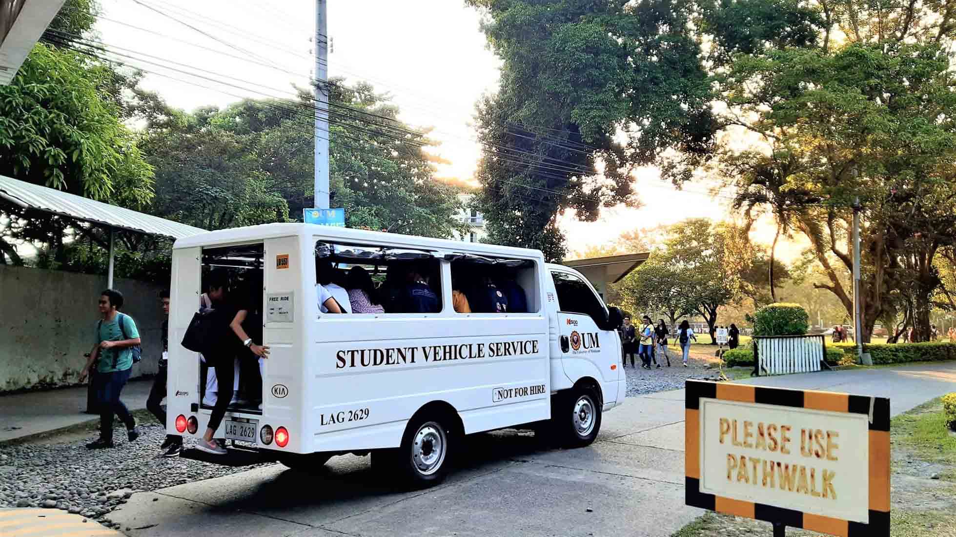 LOOK: New shuttles offer free rides from UM Matina gate