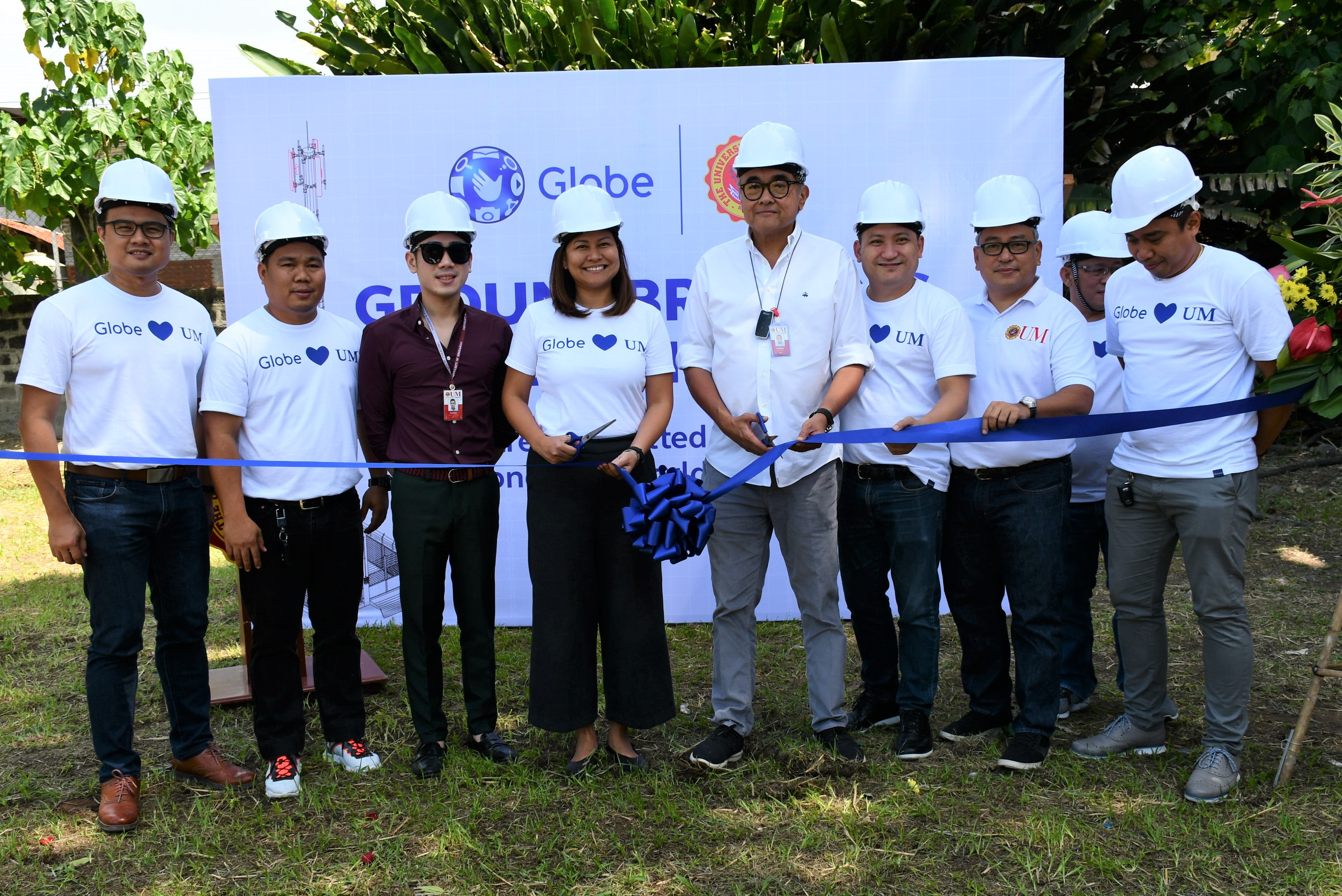 Stronger connections to improve educational experience as UM and Globe Telecom  break ground for site tower at Matina campus